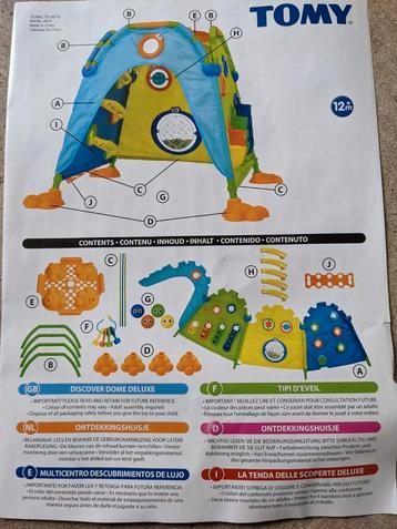 Speeltent Tomy Discovery Dome Deluxe beschikbaar voor biedingen