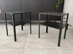 Twee zwarte ikea nachtkastjes - Knarrevik, Ophalen, Zo goed als nieuw