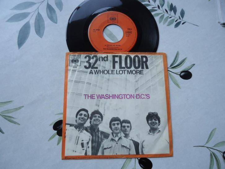 7" The WASHINGTON D.C.'S - 32nd floor ( MOD - beat ), Cd's en Dvd's, Vinyl Singles, Single, Verzenden