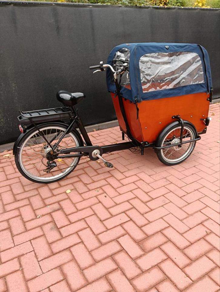 Babboe elektrische bakfiets nieuwe batterij jaar garantie, Fietsen en Brommers, Fietsen | Bakfietsen, Zo goed als nieuw, 4 kinderen of meer