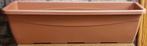 2 Bloembakken - Terracotta kleur - Tirol - Uitstekende staat, Tuin en Terras, Ophalen, Kunststof, Tuin, Zo goed als nieuw