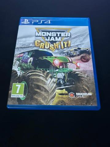 Monster jam crush it!  (ps4/ps5) game beschikbaar voor biedingen
