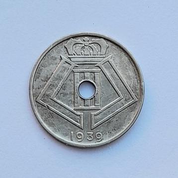 Belgique 25 centimètres 1939 FR/VL (799), Enlèvement ou Envoi, Monnaie en vrac