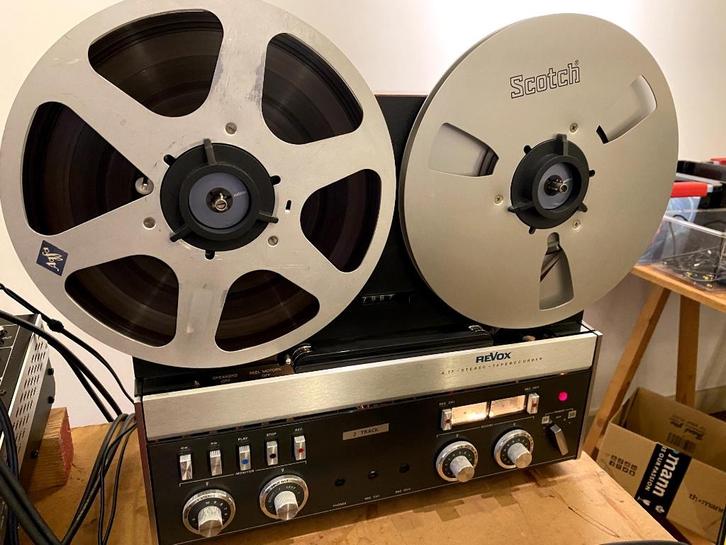 Studio Reel-to-reel Recorder Revox Bandopnemer, Audio, Tv en Foto, Bandrecorder, Bandrecorder, Ophalen of Verzenden