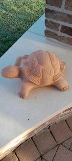 Tuin schildpad terracotta, Tuin en Terras, Ophalen, Zo goed als nieuw, Dierenbeeld