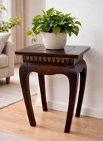 Prachtige Bijzettafel in Oosterse stijl, Huis en Inrichting, Ophalen, Gebruikt, Vierkant, Oosters