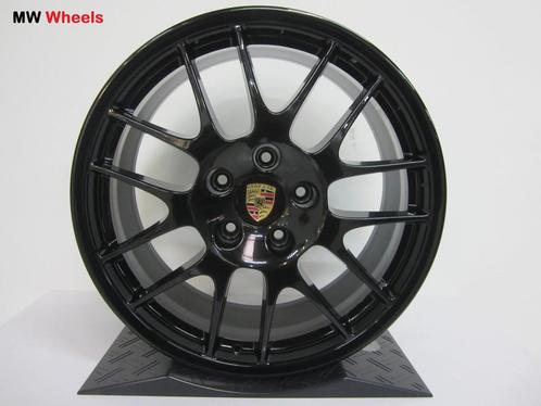 Porsche 20 inch Panamera RS Spyder velgen zwart nieuw, Auto-onderdelen, Banden en Velgen, Velg(en), 20 inch, Personenwagen, Gebruikt