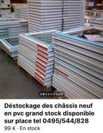 Déstockage des châssis pvc grand stock disponible sur place, Porte pliante, Métal, Enlèvement ou Envoi, Neuf