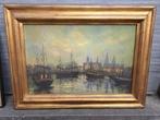 huile sur toile marine signe julien lambert, Ophalen of Verzenden