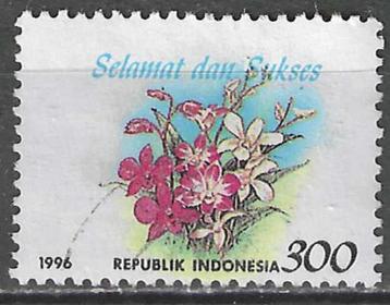 Indonesie 1996 - Yvert 1457 - Wenszegels met Bloemen (ST) beschikbaar voor biedingen