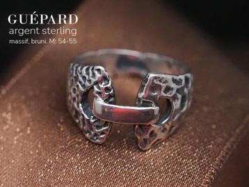 Stijlvolle Cheetah sterling zilveren ring beschikbaar voor biedingen