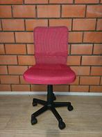 Bureaustoel roze, Ophalen, Zo goed als nieuw, Roze, Bureaustoel