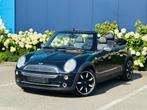 Mini Cooper Cabriolet 230.000km 2006 Essence Clim, Auto's, Mini, Zwart, Cabriolet, Leder, Bedrijf