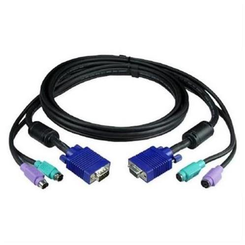 *NIEUW* Dell KVM Cable 3M VGA-PS2 0J5470, Informatique & Logiciels, Pc & Câble réseau