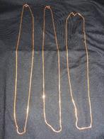 Nieuwe goudkleur lange kettingen - 70 cm., Handtassen en Accessoires, Kettingen, Ophalen of Verzenden, Nieuw, Goud