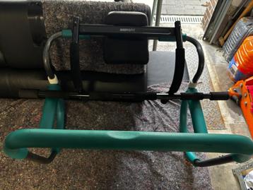 Buikspiertrainer Pro - AB-trainer - Zwart-groen+optrekker beschikbaar voor biedingen
