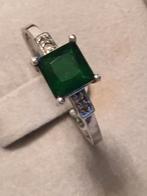 Sterling zilveren ring, Handtassen en Accessoires, Ringen, 18 tot 19, Ophalen of Verzenden, Zo goed als nieuw, Dame