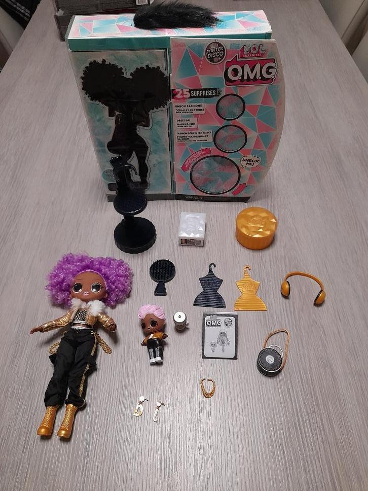 L.O.L. Surprise Top Secret Winter Disco- D.J. - Modepop, Verzamelen, Poppetjes en Figuurtjes, Zo goed als nieuw, Ophalen of Verzenden