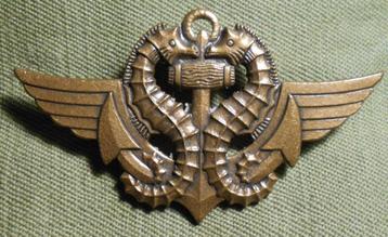 FRANCE / COMMANDO / BREVET DE NAGEUR DE COMBAT. beschikbaar voor biedingen