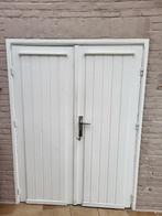houten dubbele deur, Gebruikt, Ophalen