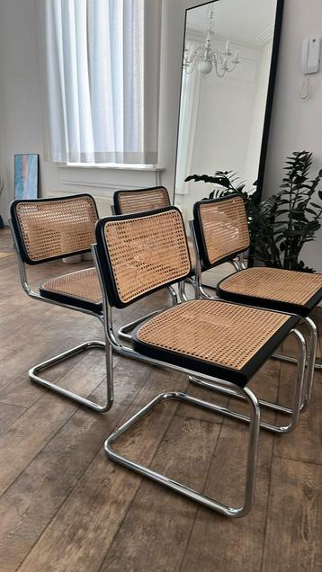 4 Cesca-Stijl Eetkamerstoelen beschikbaar voor biedingen