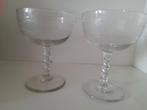 2 champagne coupes, Ophalen of Verzenden