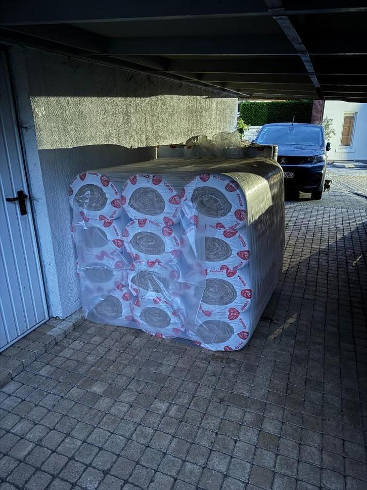 Minerale wol 16cm dik 3700x1200mm Rd: 4,55 Volcalis Alpha, Doe-het-zelf en Bouw, Isolatie en Afdichting, Nieuw, Muurisolatie, Dakisolatie