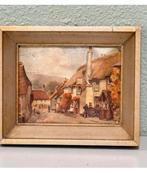 Klein schilderij of litho "The Ship Inn" Porlock, Engeland, Ophalen of Verzenden