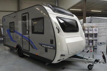 Nieuwe 4pers.Caravelair met rondzit, frans bed, gesch douche beschikbaar voor biedingen