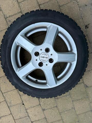 Winterbanden met velg gebruikt op Fiat 500 beschikbaar voor biedingen