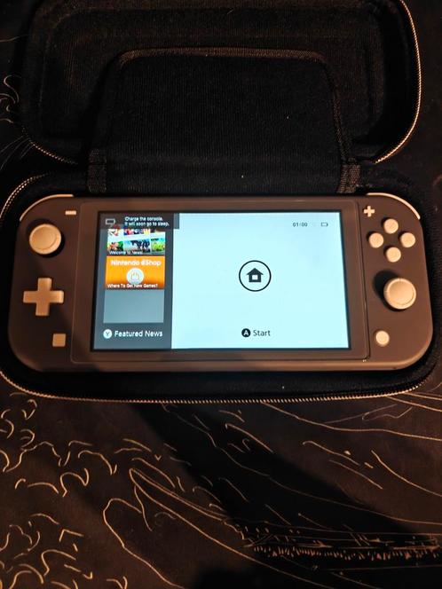 Nintendo Switch Lite grijs, Games en Spelcomputers, Spelcomputers | Nintendo Switch Lite, Zo goed als nieuw, Grijs, Ophalen of Verzenden