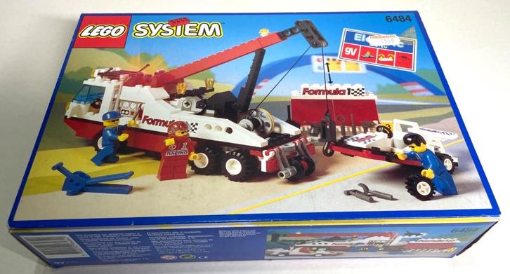 Lego Classic Town Race 6484 F1 Hauler + instruction + box, Kinderen en Baby's, Speelgoed | Duplo en Lego, Gebruikt, Lego, Complete set