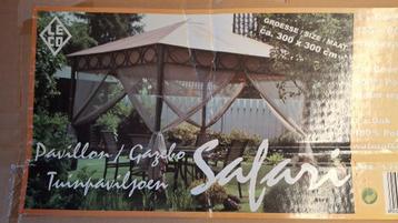 Dakzeil Pavillon Gazebo Safari, Neuf, Pliable, 2 mètres ou plus, Moins de 4 mètres
