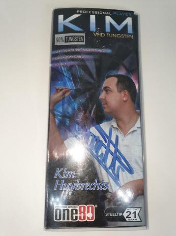 Collector Handtekening Darts pijlen One80 Kim Huybrechts VHD beschikbaar voor biedingen