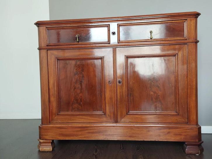 Antiek kersenhouten dressoir, Huis en Inrichting, Kasten | Buffetkasten, Gebruikt, 100 tot 150 cm, 100 tot 150 cm, 25 tot 50 cm