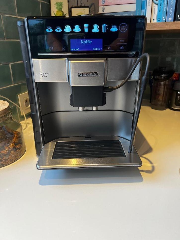 Siemens EQ6 PLUS S500 Koffiemachine, Elektronische apparatuur, Koffiezetapparaten, Gebruikt, Koffiebonen, Koffiemachine, Afneembaar waterreservoir