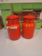 Vintage Rode Melkkan, Ophalen of Verzenden