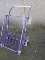 20€ OPVOUWBARE TROLLEYS VAN PAARS METAAL, Caravans en Kamperen, Bolderkarren, Ophalen, Opvouwbaar, Zo goed als nieuw