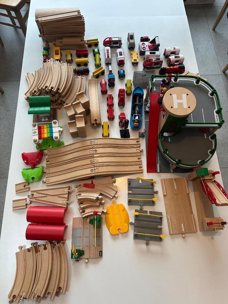Brioworld speelset, Kinderen en Baby's, Speelgoed | Houten speelgoed, Zo goed als nieuw, Overige typen, Ophalen