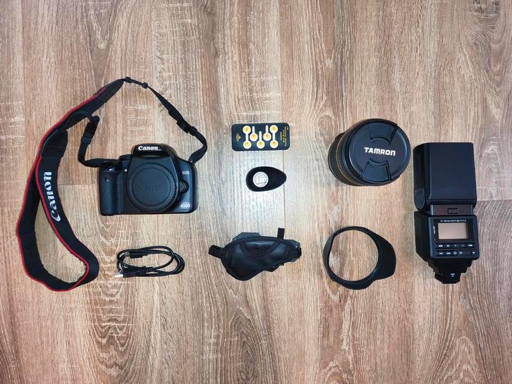 Kit Photo Complet Canon 450D + Tamron 18-270mm + Flash Sigma, TV, Hi-fi & Vidéo, Appareils photo numériques, Canon, Enlèvement