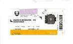 Francs Borains - KV Oostende : 1 (gebruikt) ticket 14/02/'24, Ophalen of Verzenden, Gebruikt, Overige typen