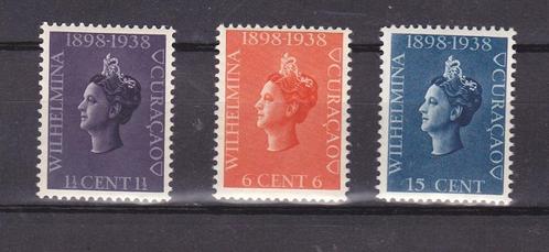 Curaçao 1938 40 ans d'accession au trône Kon. Wilhelmine **, Timbres & Monnaies, Timbres | Antilles néerlandaises, Non oblitéré