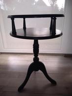 Table d'appoint SteamPunk, Comme neuf, Rond, Bois, Gregoriaans/Landelijk