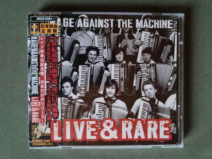 Rage Against The Machine – Live & Rare (Japan CD 1997), CD & DVD, CD | Rock, Alternatif, Enlèvement ou Envoi