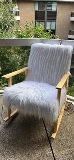 Fauteuil - teddy - vacht, Ophalen, Zo goed als nieuw, Stof