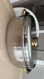 Demeyere kookpot ovaal, Huis en Inrichting, Kookpan of Snelkookpan, Inox, Gebruikt, Keramische plaat