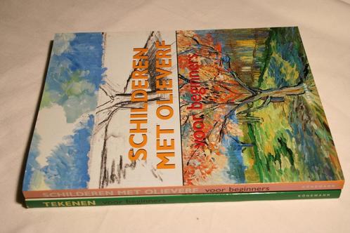 2 boeken over tekenen en schilderen voor beginners, Boeken, Hobby en Vrije tijd, Zo goed als nieuw, Tekenen en Schilderen, Ophalen of Verzenden