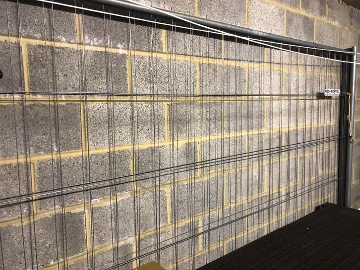Omheining van de bouwplaats van Heras, Doe-het-zelf en Bouw, Metalen, Zo goed als nieuw, IJzer, Ophalen