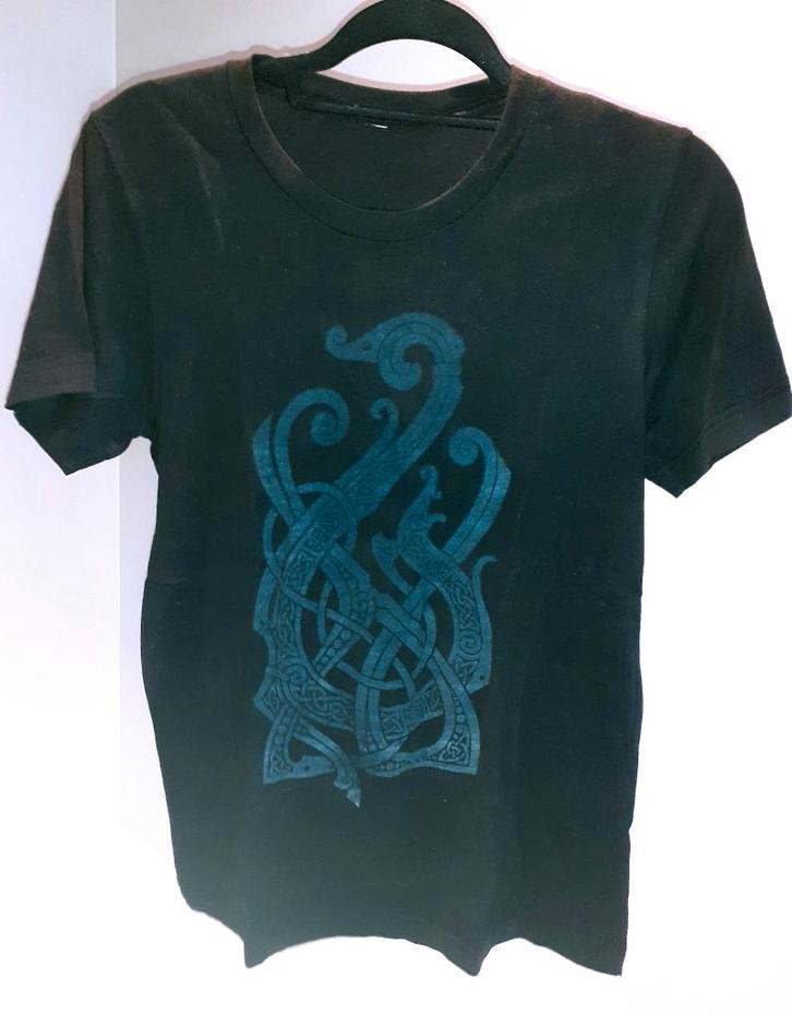 Zwarte T-Shirt heren Jörgmungandr Midgaardslang Viking S, Vêtements | Hommes, T-shirts, Comme neuf, Taille 46 (S) ou plus petite
