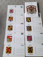 9 briefkaarten van 9 provincies, Ophalen of Verzenden